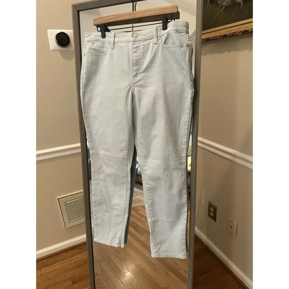 Talbots Flawless size 12 slim ankle curvy fit skillman wash